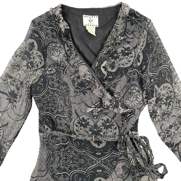 Vintage Y2K iCE Petite wrap blouse - Picture 5 of 11